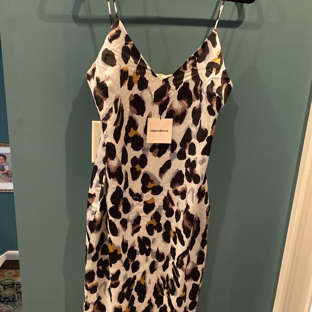 Cute leopard summer dress